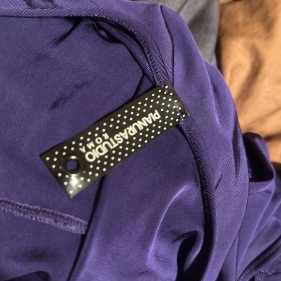 Elegant Dark Purple Women's Top - Picture 2 of 4